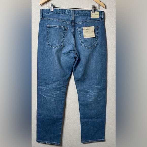 AG-ED Denim Ex Boyfriend Slouchy Slim Jeans Cropped Size 30 NWT - Picture 3 of 9